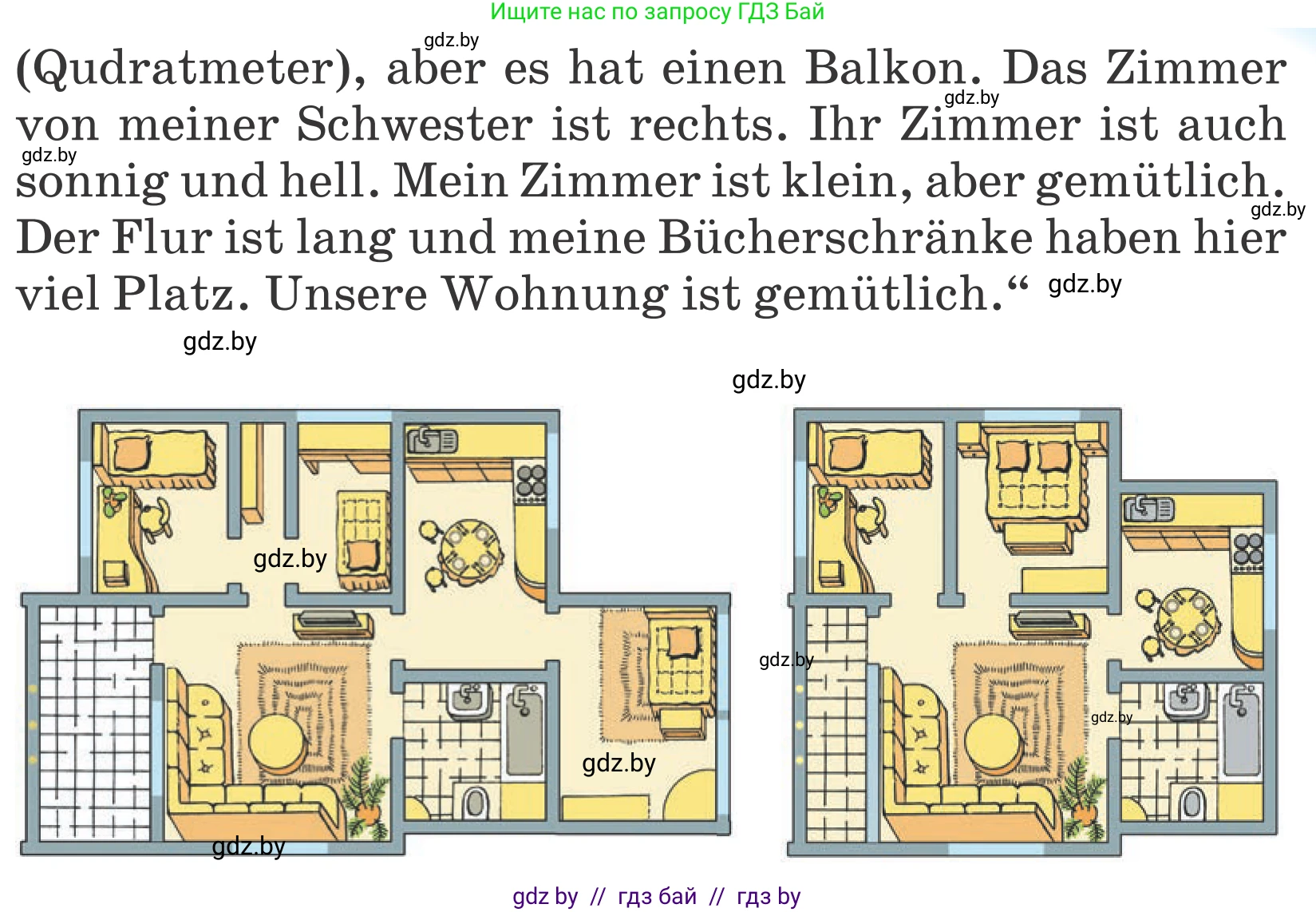 Немецкий язык (Deutsch), 4 класс Учебник (Schülerbuch), авторы: Будько Антонина Филипповна (Budjko Antonina), Урбанович Инна Ювинальевна (Urbanowitsch Ina), издательство Вышэйшая школа, Минск, 2019, жёлтого цвета, Часть 2, страница 54, номер 5a, Условие (продолжение 2)