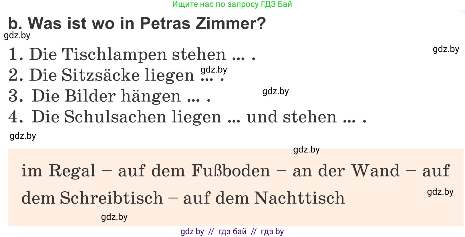 Немецкий язык (Deutsch), 4 класс Учебник (Schülerbuch), авторы: Будько Антонина Филипповна (Budjko Antonina), Урбанович Инна Ювинальевна (Urbanowitsch Ina), издательство Вышэйшая школа, Минск, 2019, жёлтого цвета, Часть 2, страница 61, номер 2b, Условие