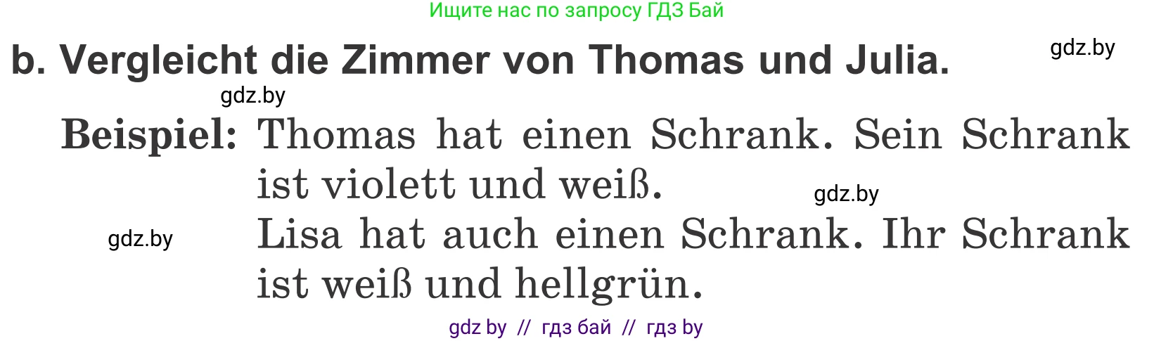 Немецкий язык (Deutsch), 4 класс Учебник (Schülerbuch), авторы: Будько Антонина Филипповна (Budjko Antonina), Урбанович Инна Ювинальевна (Urbanowitsch Ina), издательство Вышэйшая школа, Минск, 2019, жёлтого цвета, Часть 2, страница 70, номер 6b, Условие