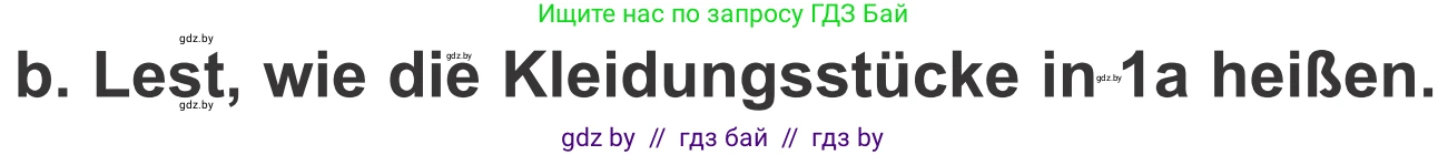 Немецкий язык (Deutsch), 4 класс Учебник (Schülerbuch), авторы: Будько Антонина Филипповна (Budjko Antonina), Урбанович Инна Ювинальевна (Urbanowitsch Ina), издательство Вышэйшая школа, Минск, 2019, жёлтого цвета, Часть 2, страница 76, номер 1b, Условие