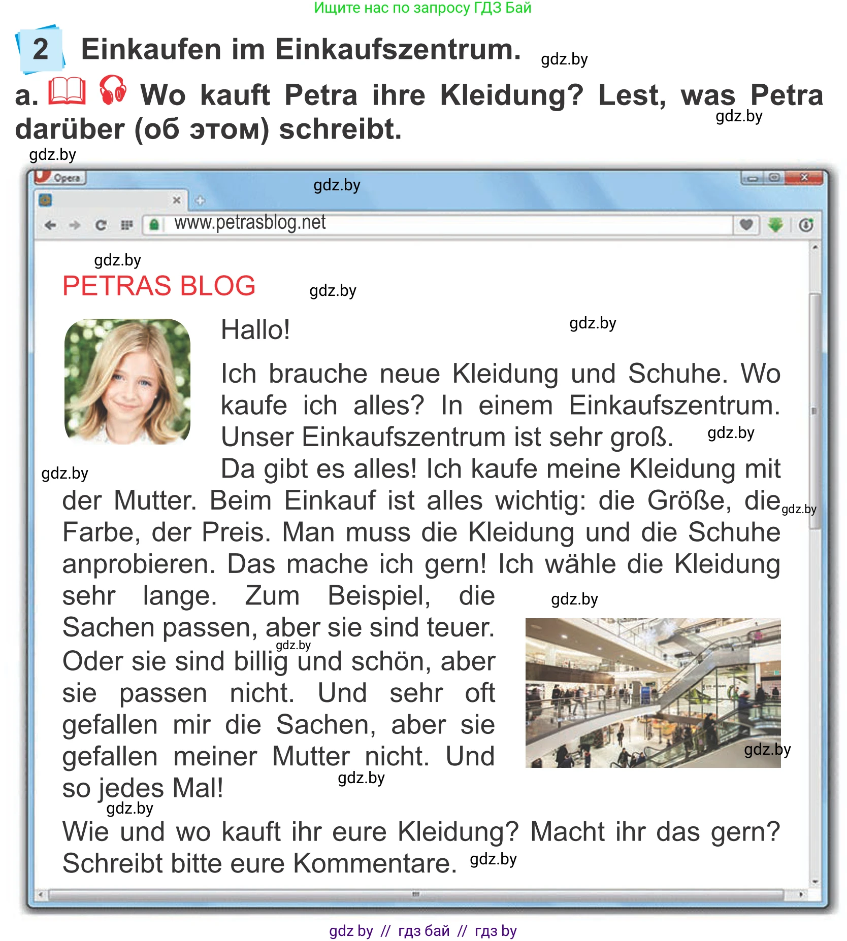 Немецкий язык (Deutsch), 4 класс Учебник (Schülerbuch), авторы: Будько Антонина Филипповна (Budjko Antonina), Урбанович Инна Ювинальевна (Urbanowitsch Ina), издательство Вышэйшая школа, Минск, 2019, жёлтого цвета, Часть 2, страница 94, номер 2a, Условие