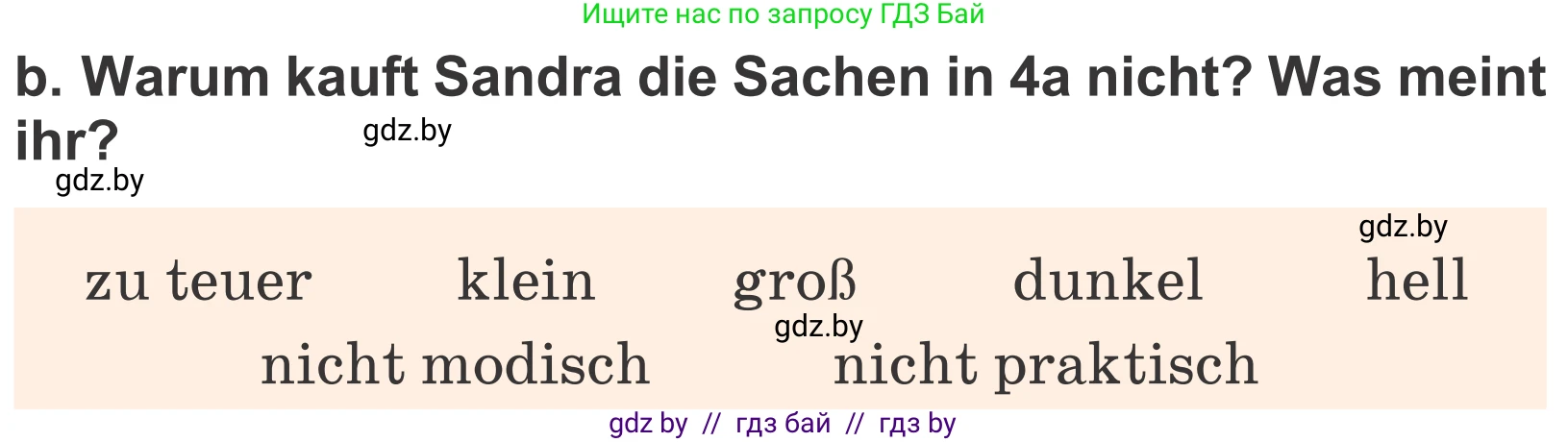 Немецкий язык (Deutsch), 4 класс Учебник (Schülerbuch), авторы: Будько Антонина Филипповна (Budjko Antonina), Урбанович Инна Ювинальевна (Urbanowitsch Ina), издательство Вышэйшая школа, Минск, 2019, жёлтого цвета, Часть 2, страница 96, номер 4b, Условие