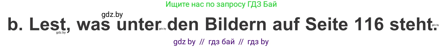 Немецкий язык (Deutsch), 4 класс Учебник (Schülerbuch), авторы: Будько Антонина Филипповна (Budjko Antonina), Урбанович Инна Ювинальевна (Urbanowitsch Ina), издательство Вышэйшая школа, Минск, 2019, жёлтого цвета, Часть 2, страница 117, номер 1b, Условие