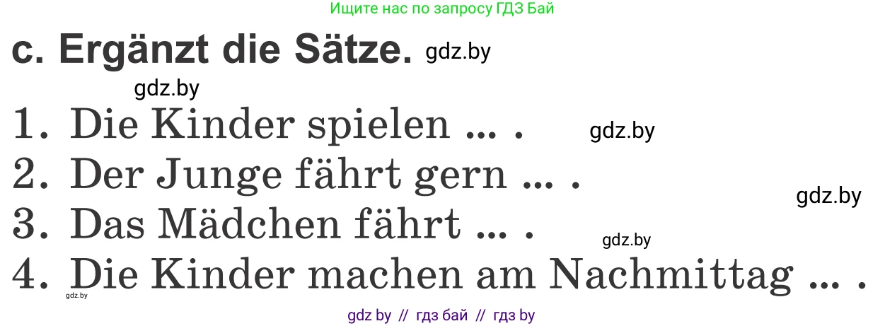 Немецкий язык (Deutsch), 4 класс Учебник (Schülerbuch), авторы: Будько Антонина Филипповна (Budjko Antonina), Урбанович Инна Ювинальевна (Urbanowitsch Ina), издательство Вышэйшая школа, Минск, 2019, жёлтого цвета, Часть 2, страница 119, номер 3c, Условие