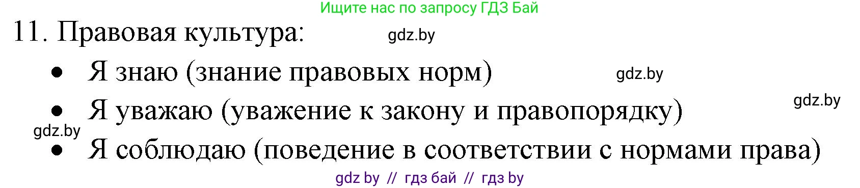 Обществоведение, 9 класс рабочая тетрадь, авторы: Кушнер Надежда Васильевна, Полейко Елена Александровна, Бернат Ирина Петровна, Гламбоцкий Пётр Михайлович, издательство Аверсэв, Минск, 2021, голубого цвета, страница 63, номер 11, Решение