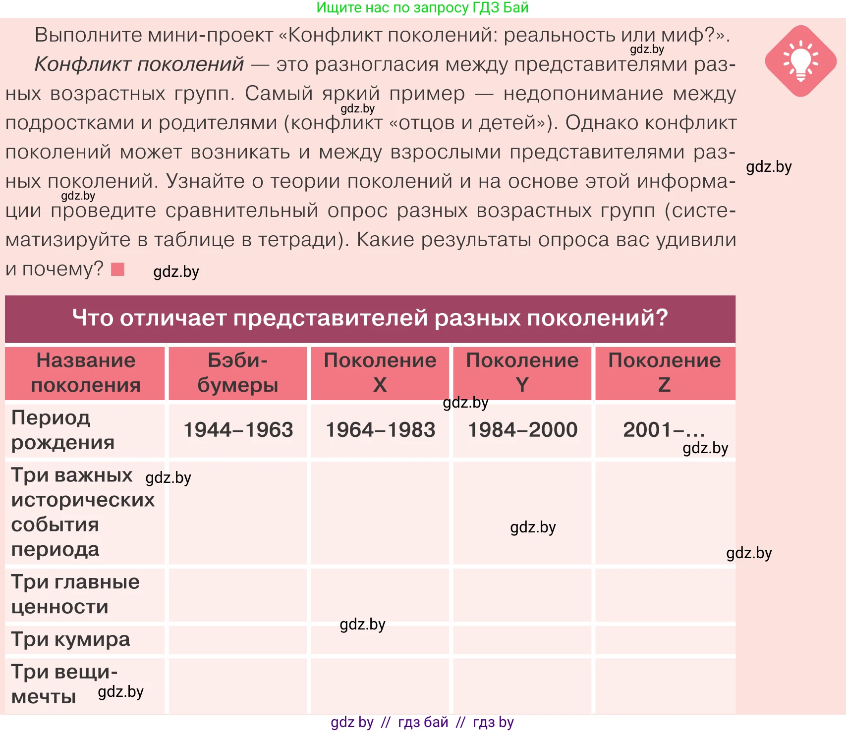 Обществоведение, 9 класс Учебник, авторы: Данилов Александр Николаевич, Полейко Елена Александровна, Кушнер Надежда Васильевна, Бернат Ирина Петровна, Белов А А, Кизима С А, Клецкова И М, Легчилин А А, Солодухо А С, Рубанов А В, издательство Адукацыя i выхаванне, Минск, 2019, жёлтого цвета, страница 99, Условие