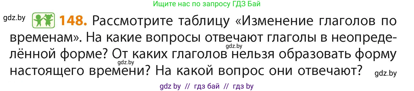 Русский язык, 4 класс Учебник, авторы: Антипова Маргарита Борисовна, Верниковская Алла Викторовна, Грабчикова Елена Самарьевна, издательство Академия образования, Минск, 2024, оранжевого цвета, Часть 2, страница 88, номер 148, Условие