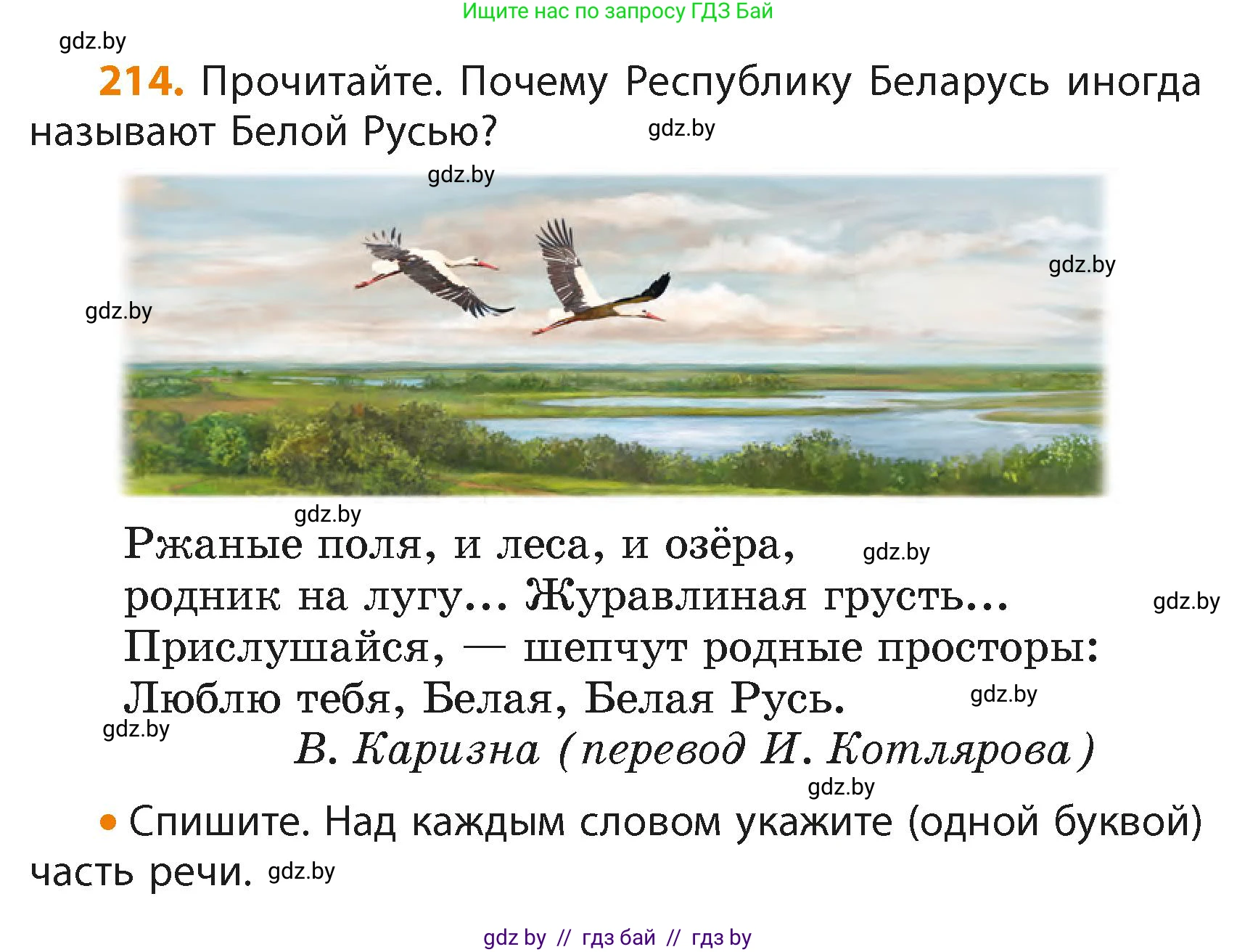 Русский язык, 4 класс Учебник, авторы: Антипова Маргарита Борисовна, Верниковская Алла Викторовна, Грабчикова Елена Самарьевна, издательство Академия образования, Минск, 2024, оранжевого цвета, Часть 2, страница 132, номер 214, Условие