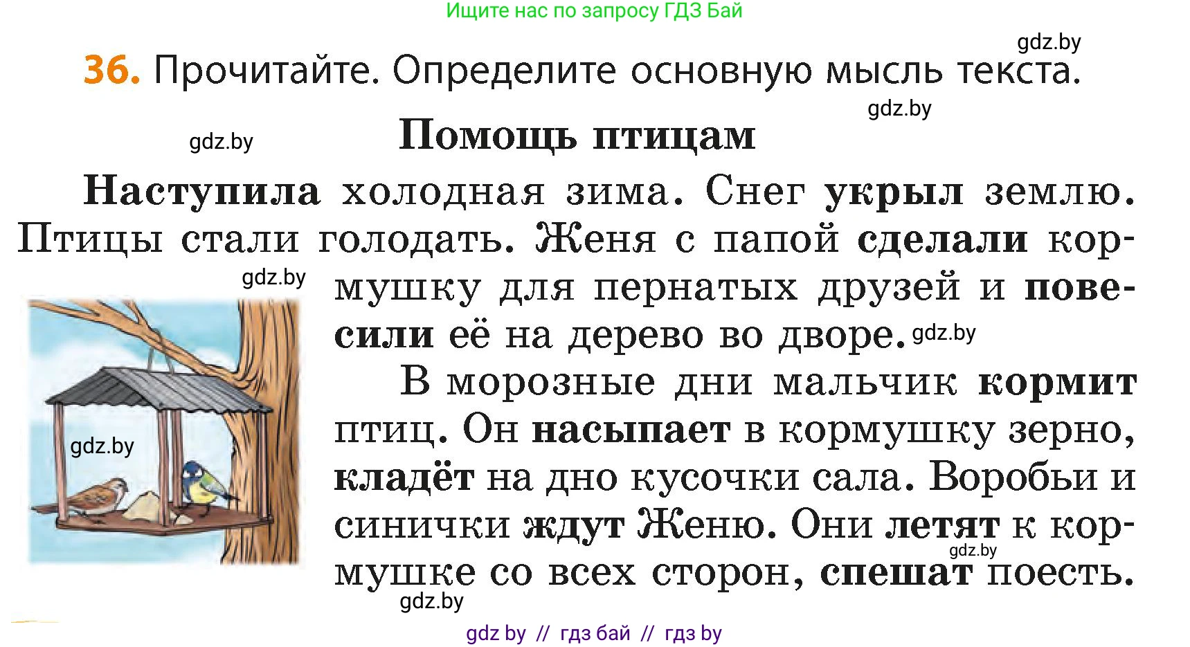 Русский язык, 4 класс Учебник, авторы: Антипова Маргарита Борисовна, Верниковская Алла Викторовна, Грабчикова Елена Самарьевна, издательство Академия образования, Минск, 2024, оранжевого цвета, Часть 2, страница 26, номер 36, Условие