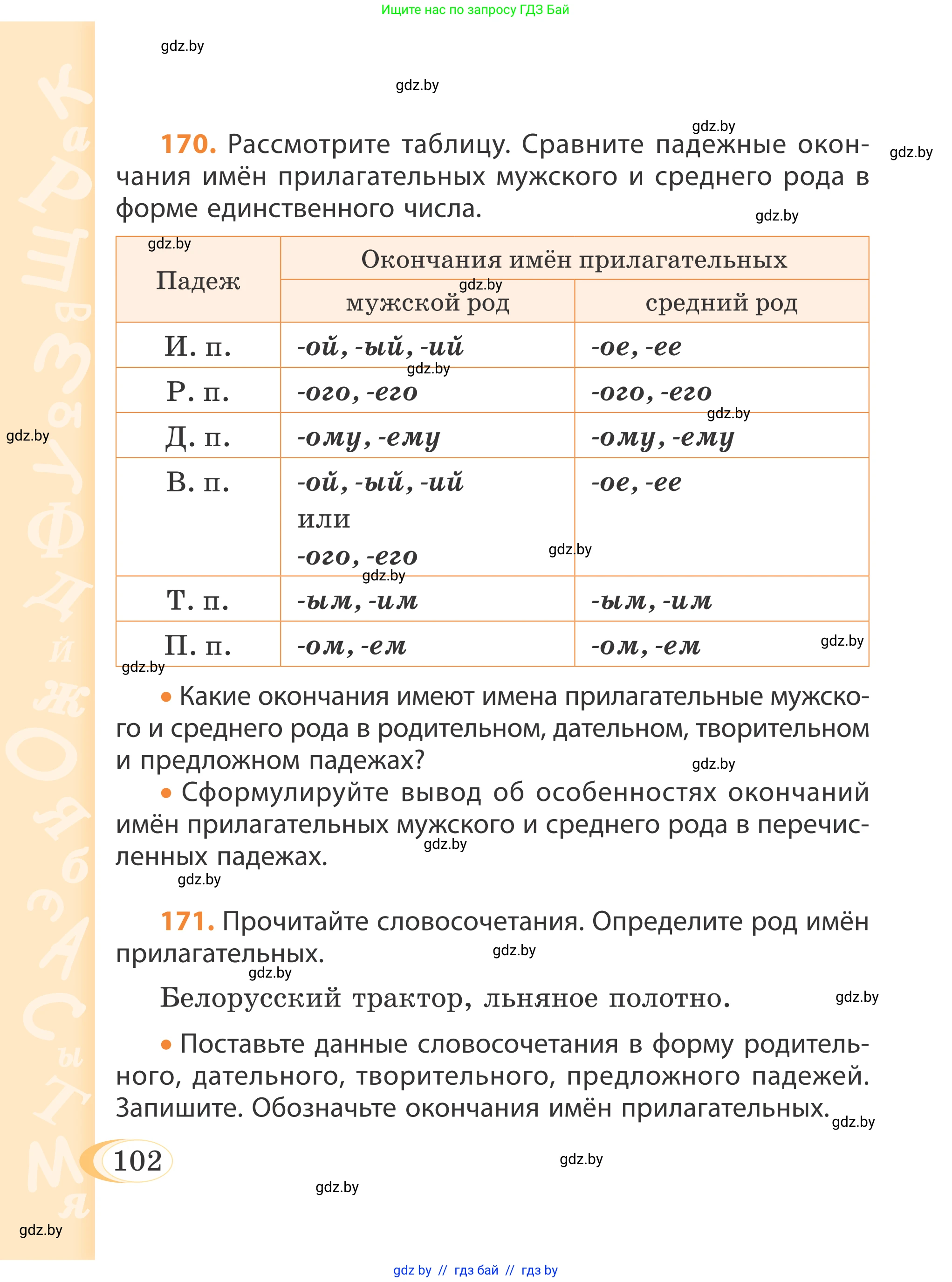 Русский язык, 4 класс Учебник, авторы: Антипова Маргарита Борисовна, Верниковская Алла Викторовна, Грабчикова Елена Самарьевна, издательство Академия образования, Минск, 2024, оранжевого цвета, Часть 1, страница 102
