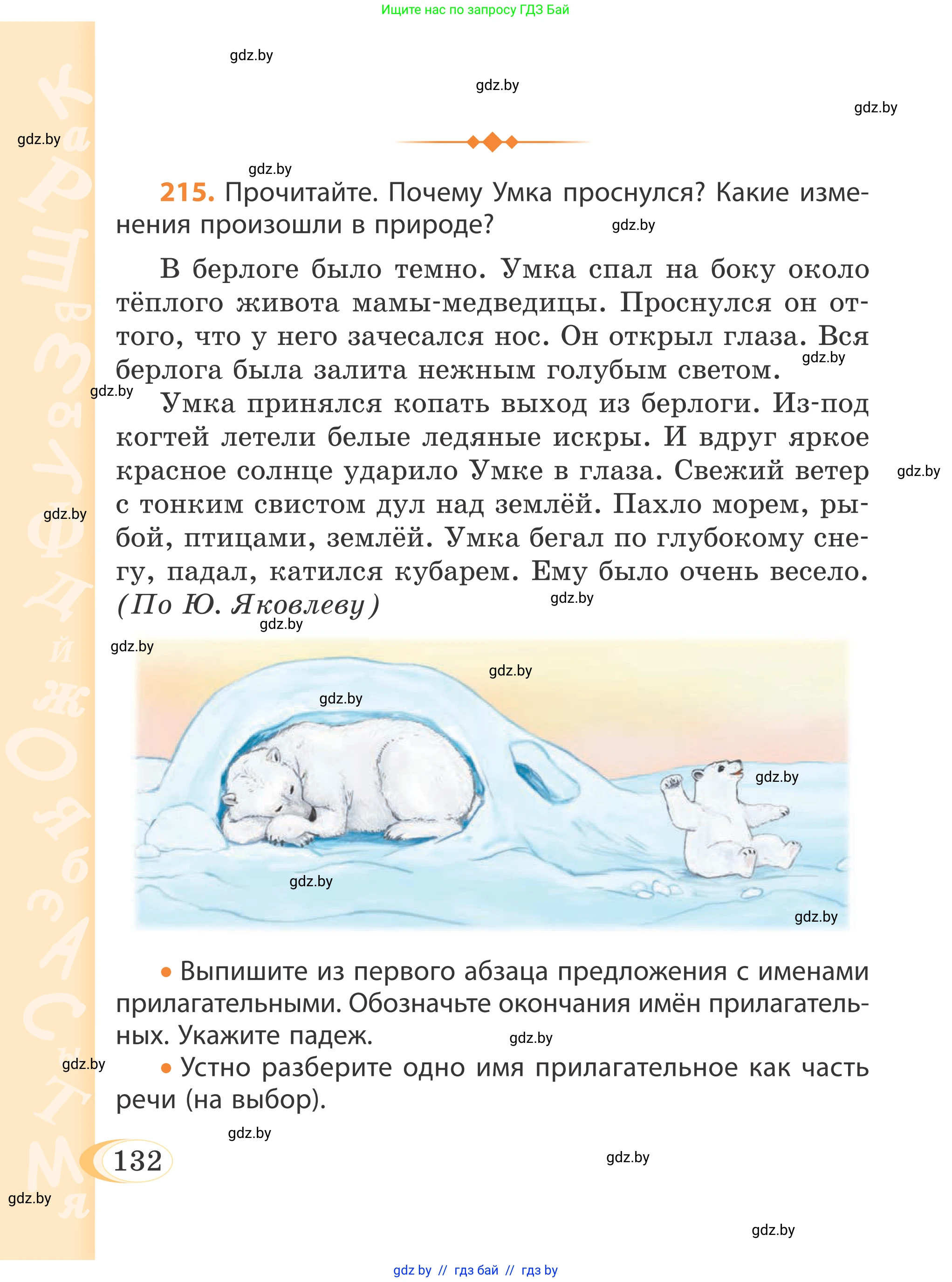 Русский язык, 4 класс Учебник, авторы: Антипова Маргарита Борисовна, Верниковская Алла Викторовна, Грабчикова Елена Самарьевна, издательство Академия образования, Минск, 2024, оранжевого цвета, Часть 1, страница 75, номер 132, Условие