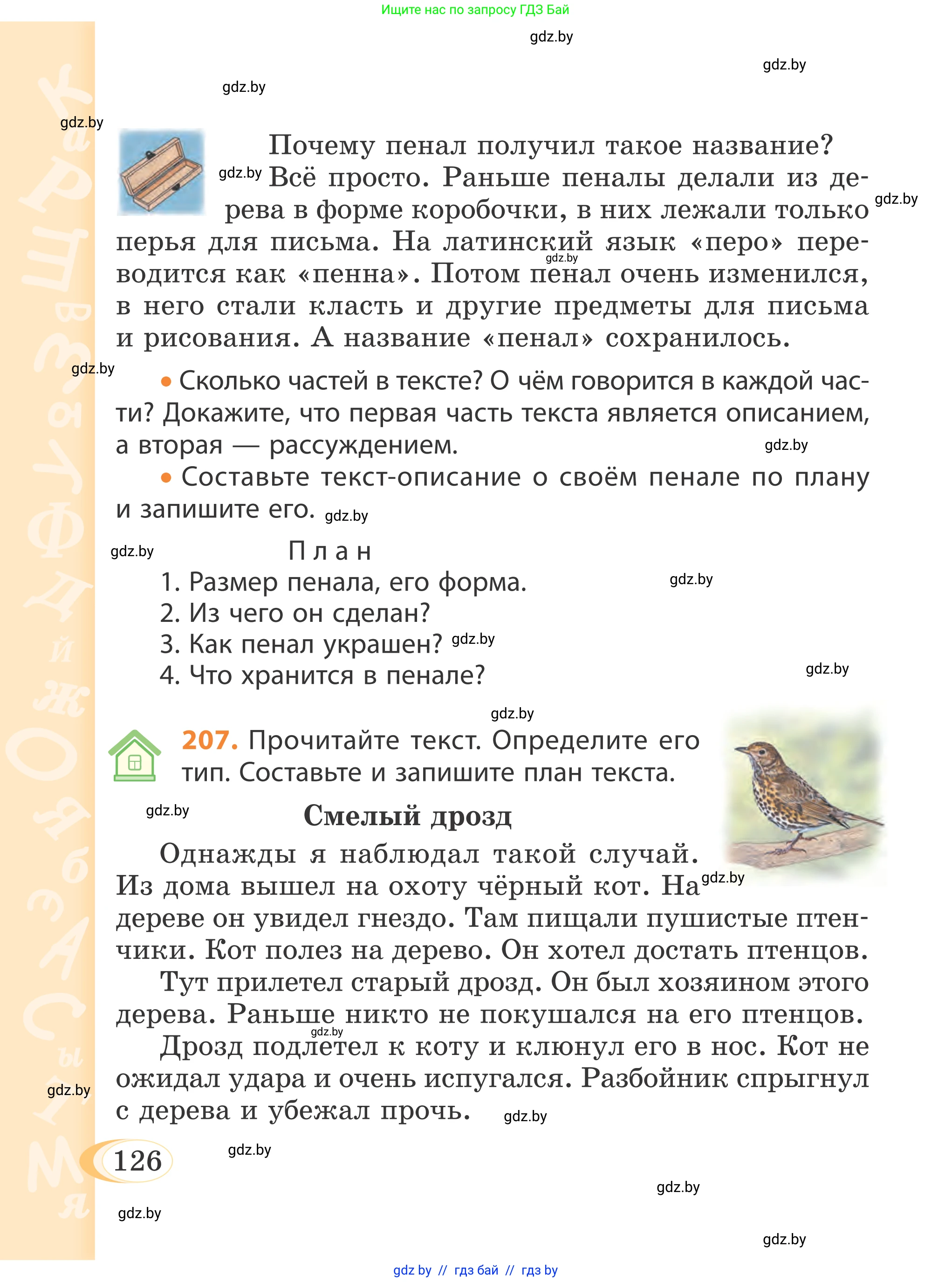 Русский язык, 4 класс Учебник, авторы: Антипова Маргарита Борисовна, Верниковская Алла Викторовна, Грабчикова Елена Самарьевна, издательство Академия образования, Минск, 2024, оранжевого цвета, Часть 1, страница 126
