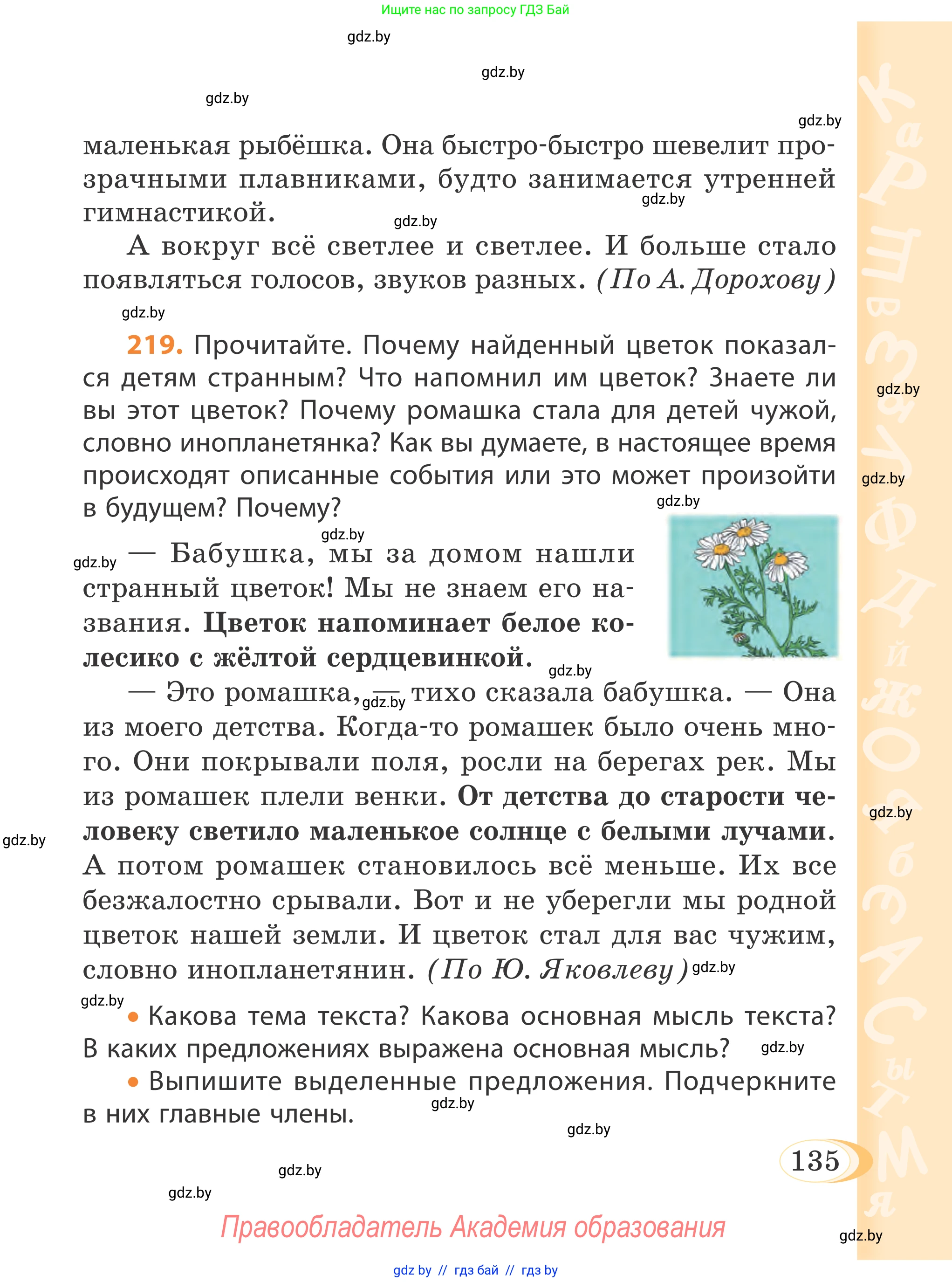 Русский язык, 4 класс Учебник, авторы: Антипова Маргарита Борисовна, Верниковская Алла Викторовна, Грабчикова Елена Самарьевна, издательство Академия образования, Минск, 2024, оранжевого цвета, Часть 1, страница 135