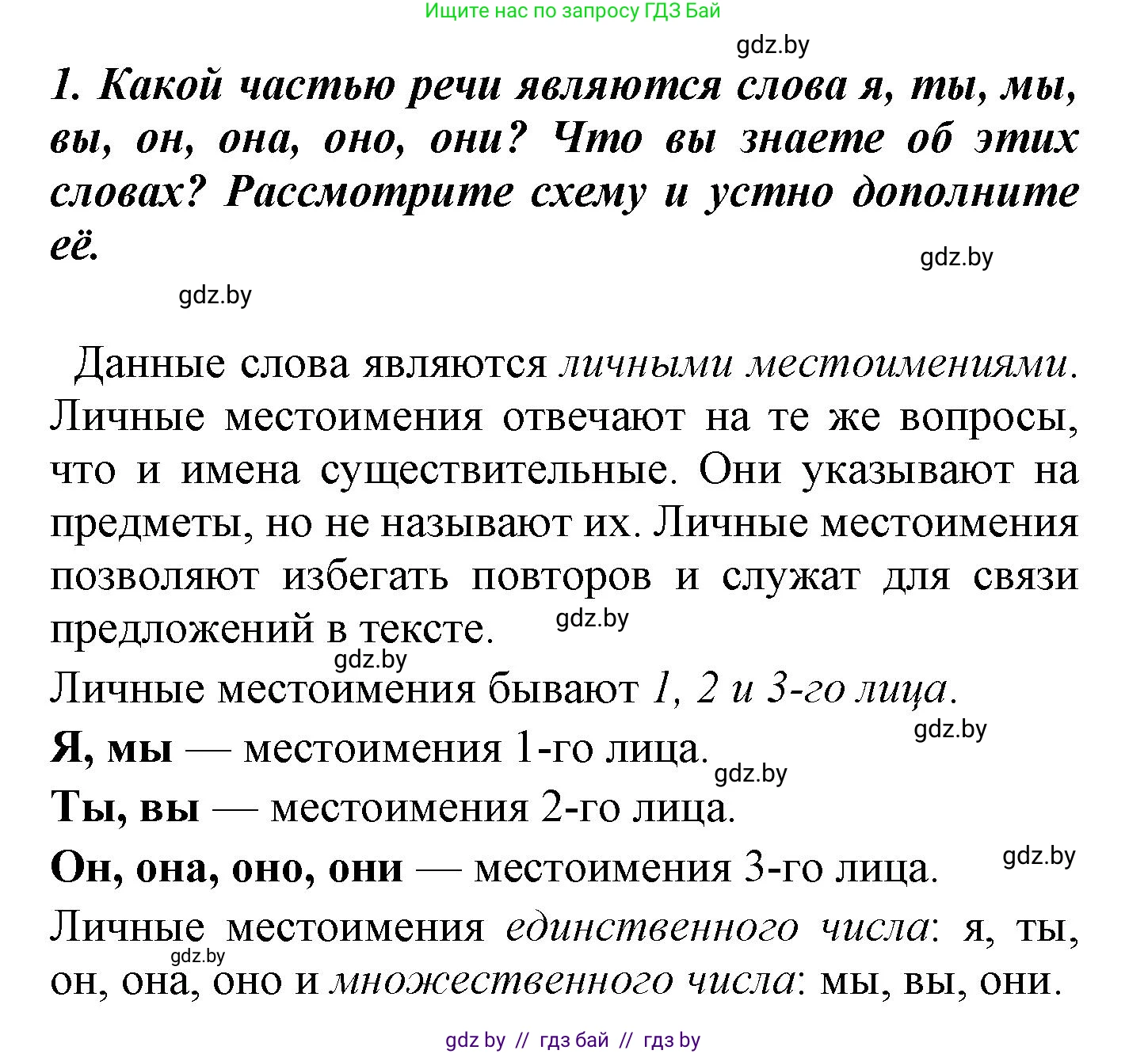 Русский язык, 4 класс Учебник, авторы: Антипова Маргарита Борисовна, Верниковская Алла Викторовна, Грабчикова Елена Самарьевна, издательство Академия образования, Минск, 2024, оранжевого цвета, Часть 2, страница 21, номер 1, Решение