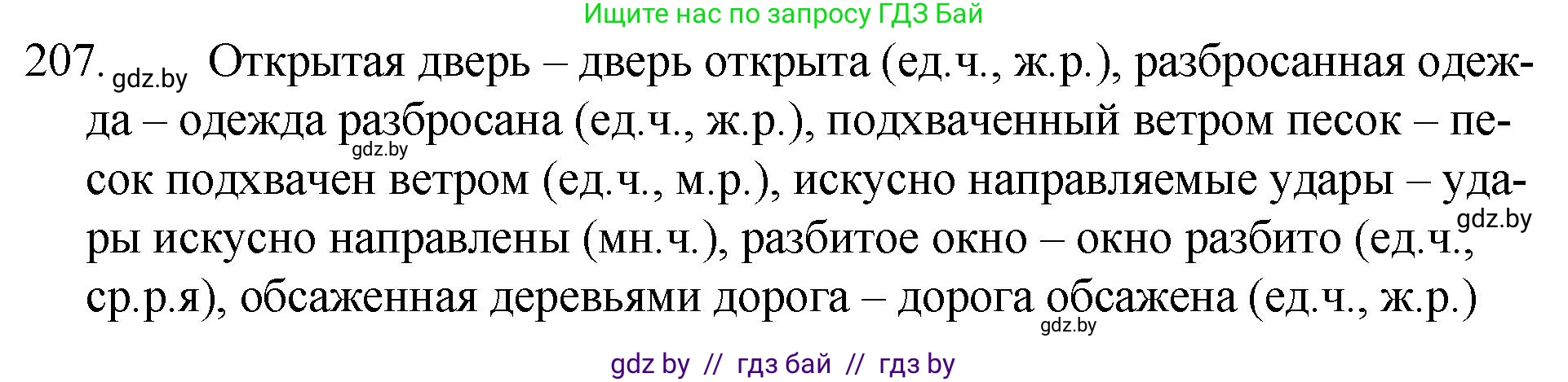 Русский язык, 7 класс Учебник, авторы: Волынец Татьяна Николаевна, Литвинко Франя Михайловна, Долбик Елена Евгеньевна, Таяновская И В, Винник И Р, издательство Национальный институт образования, Минск, 2020, бирюзового цвета, страница 102, номер 207, Решение