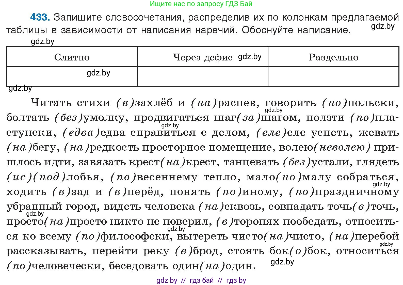 Русский язык, 10 класс Учебник, авторы: Леонович Валентина Леонидовна, Саникович Валентина Александровна, Литвинко Франя Михайловна, Волынец Татьяна Николаевна, Долбик Елена Евгеньевна, Малецкая М И, Мурина Лариса Александровна, Таяновская И В, издательство Национальный институт образования, Минск, 2020, страница 231, номер 433, Условие