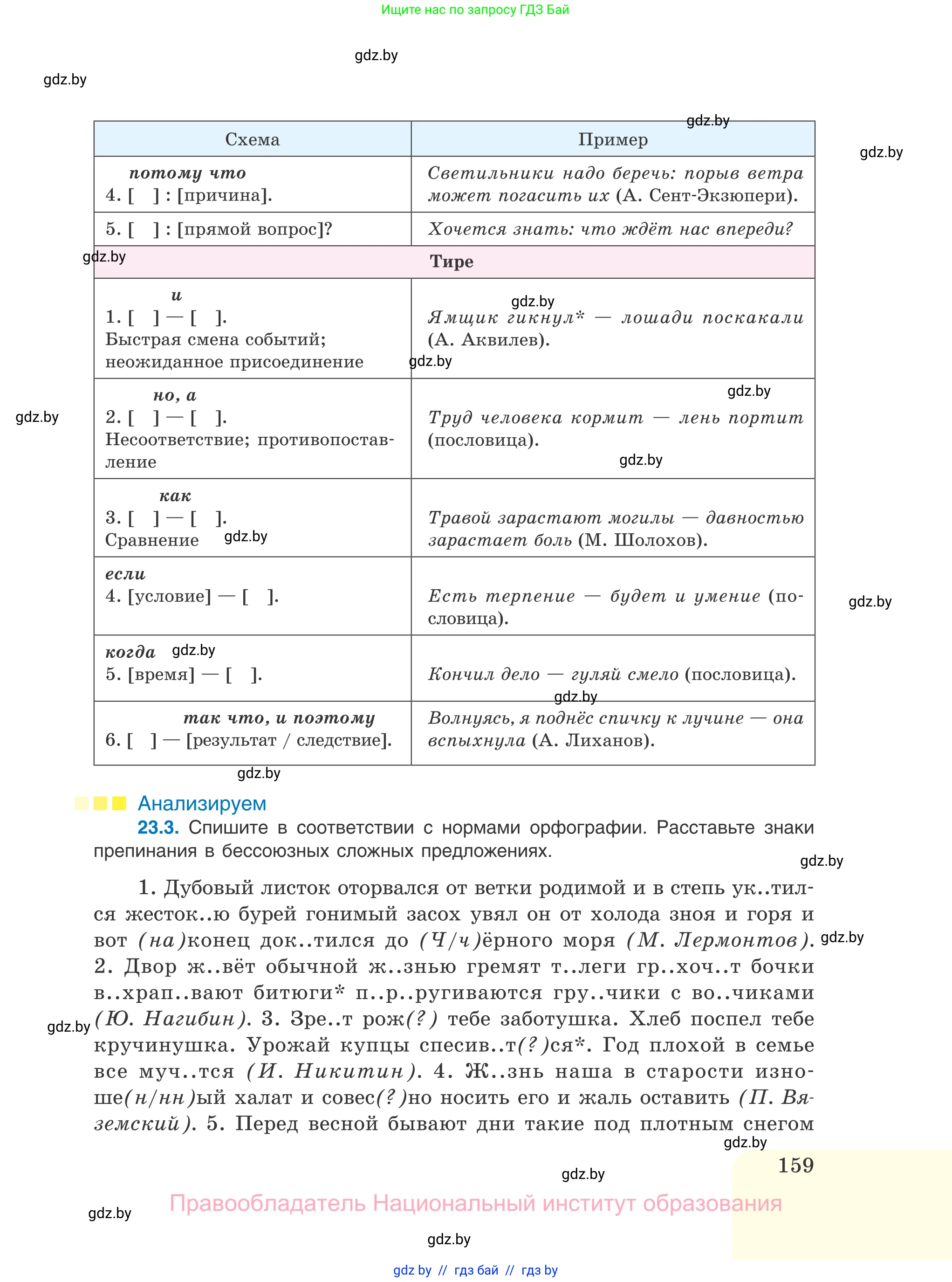 Русский язык, 11 класс Учебник, авторы: Долбик Елена Евгеньевна, Литвинко Франя Михайловна, Мурина Лариса Александровна, Шиманович Т В, Таяновская И В, Орловская О Я, издательство Национальный институт образования, Минск, 2021, страница 159