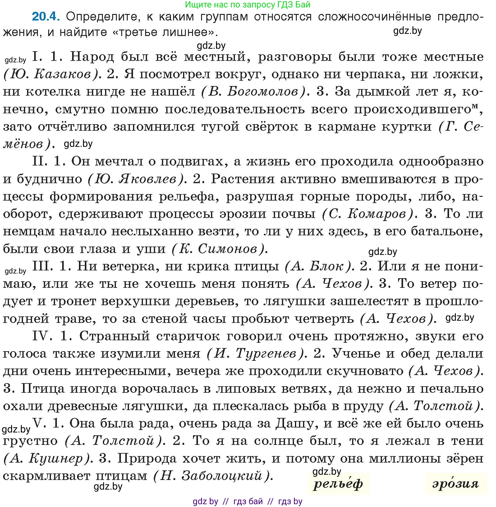 Русский язык, 11 класс Учебник, авторы: Долбик Елена Евгеньевна, Литвинко Франя Михайловна, Мурина Лариса Александровна, Шиманович Т В, Таяновская И В, Орловская О Я, издательство Национальный институт образования, Минск, 2021, страница 131, номер 20.4, Условие
